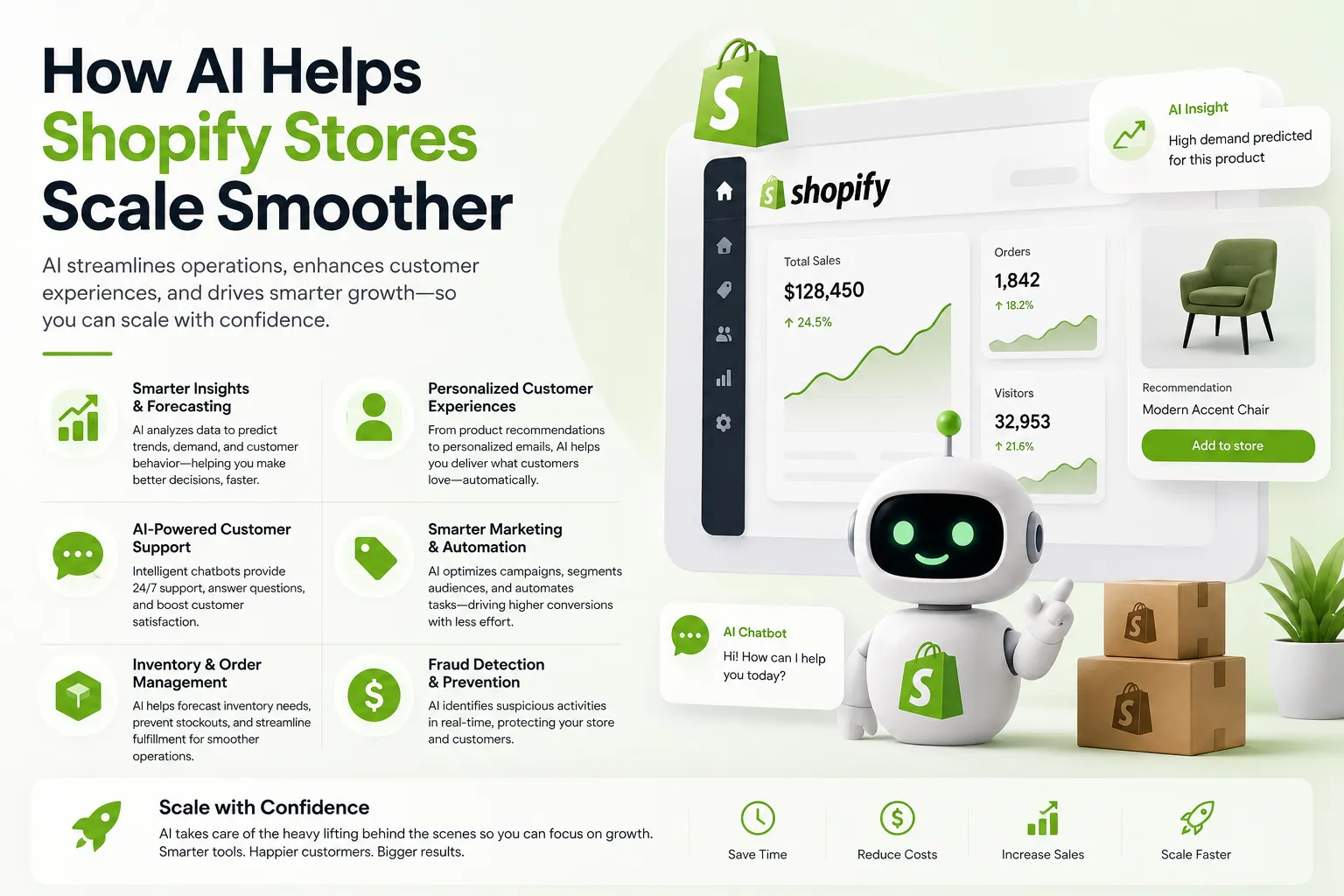 How AI Helps Shopify Stores Scale Smoother - Chat Bots